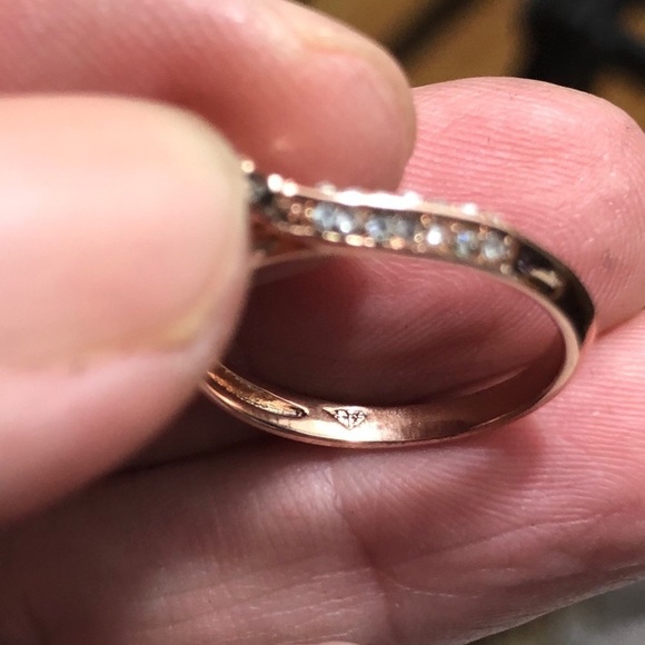 NEW CATE & CHLOE Leona "Fate" 18K Rose Gold Plated Ring Sz 6 - Picture 8 of 9